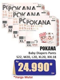 Promo Harga Pokana Baby Pants S22, M20, L20, XL20, XXL18 18 pcs - Hari Hari