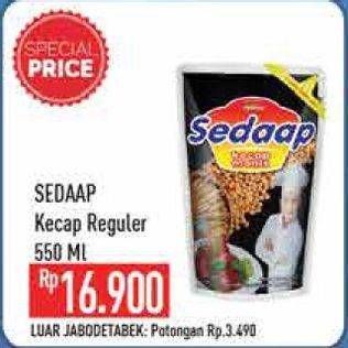 Promo Harga SEDAAP Kecap Manis 550 ml - Hypermart