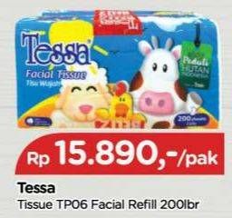 Promo Harga Tessa Facial Tissue TP 06 200 pcs - TIP TOP