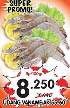 Promo Harga Udang Vanamae AK55-60 100 gr - Superindo