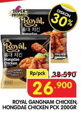 Promo Harga Belfoods Royal Ayam Goreng Ala Korea Gangnam Chicken, Hongdae Chicken 200 gr - Superindo