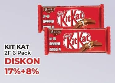 Promo Harga Kit Kat Chocolate 2 Fingers 102 gr - Yogya