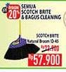 Promo Harga 3M SCOTCH BRITE Natural Broom ID-45  - Hypermart