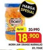 Promo Harga MORIN Jam Orange Marmalade 170 gr - Superindo