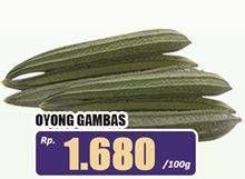 Promo Harga Oyong Gambas per 100 gr - Hari Hari