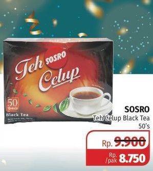 Promo Harga Sosro Teh Celup Black Tea 50 pcs - Lotte Grosir