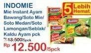 Promo Harga INDOMIE Ayam Bawang, Soto Mie, Soto Medan, Soto Lamongan, Seblak, Kaldu Ayam  - Indomaret