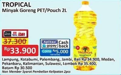 Promo Harga Tropical Minyak Goreng  - Alfamart