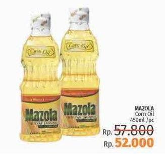 Promo Harga MAZOLA Oil Corn 450 ml - LotteMart