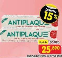 Promo Harga Antiplaque Toothpaste 75 gr - Superindo