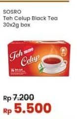 Promo Harga Sosro Teh Celup Black Tea per 30 pcs 2 gr - Indomaret