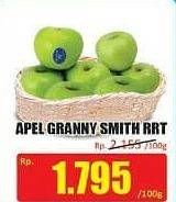 Promo Harga Apel Granny Smith RRT per 100 gr - Hari Hari