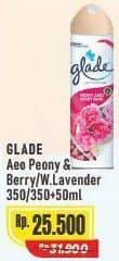 Promo Harga Glade Aerosol Peony Berry Bliss, Wild Lavender 400 ml - Alfamart