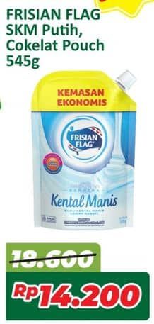 Promo Harga Frisian Flag Susu Kental Manis Cokelat, Putih 545 gr - Alfamart