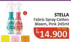 Promo Harga STELLA Fabric Spray Cotton Bloom, Pink Peony 245 ml - Alfamidi