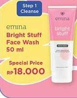 Promo Harga Emina Bright Stuff Face Wash 50 ml - Indomaret
