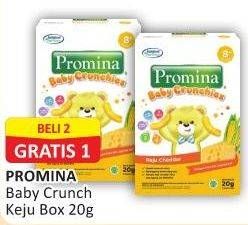 Promo Harga PROMINA 8+ Baby Crunchies Keju 20 gr - Alfamart