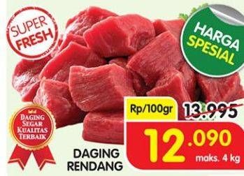 Promo Harga Daging Rendang Sapi per 100 gr - Superindo