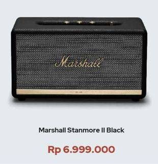 Promo Harga MARSHALL Stanmore II Black  - iBox