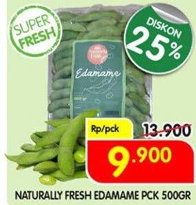 Promo Harga NATURALLY Fresh Edamame 500 gr - Superindo