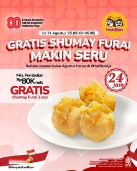 Promo Harga Gratis Shumay Furai  - HokBen