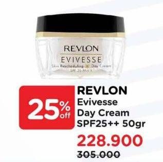 Promo Harga Revlon Evivesse Day Cream SPF25++ 50 gr - Watsons