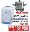Promo Harga MASPION Multicooker MEC 1750 / MIYAKO DIspenser WD-190PH  - Hypermart