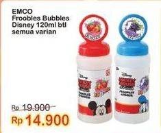 Promo Harga Emco Frobbles Bubbles Disney Asst All Variants 120 ml - Indomaret