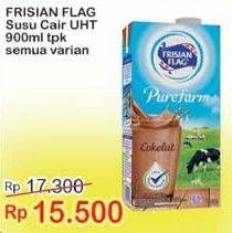 Promo Harga FRISIAN FLAG Susu UHT Purefarm All Variants 900 ml - Indomaret