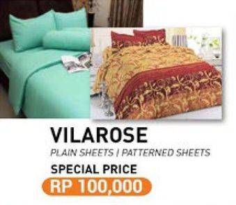 Promo Harga VILAROSE Bed Sheet  - Carrefour