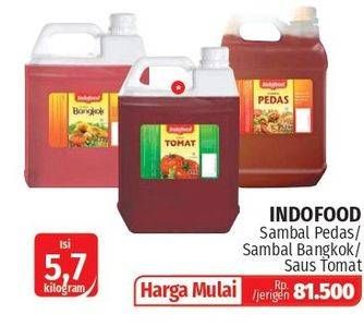 Promo Harga INDOFOOD Sambal/Saus Tomat 5700Kg  - Lotte Grosir