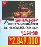 Promo Harga SHARP 2T-C42BB1i | Android TV 42"  - Hypermart