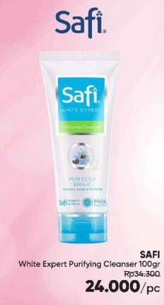 Promo Harga SAFI White Expert Facial Cleanser Purifying Cleanser 100 gr - Guardian