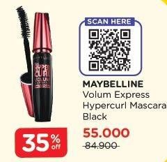 Promo Harga MAYBELLINE Hypercurl Volum Express 9 ml - Watsons