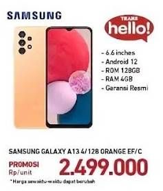 Promo Harga Samsung Galaxy A13 4GB + 128GB  - Carrefour