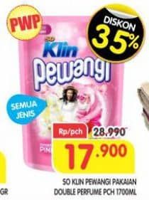 Promo Harga So Klin Pewangi All Variants 1700 ml - Superindo