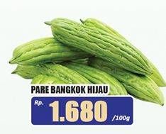 Promo Harga Pare Bangkok Hijau per 100 gr - Hari Hari