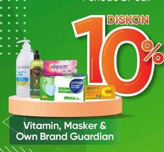 Promo Harga Vitamin/ Masker/ Own Brand Guardian  - Guardian