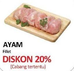 Promo Harga Ayam Fillet per 100 gr - Yogya