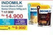 Promo Harga Indomilk Susu Kental Manis Cokelat, Plain 545 gr - Indomaret