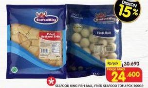 Promo Harga SEAFOOD KING Fish Ball, Fried Seafood 200 g  - Superindo