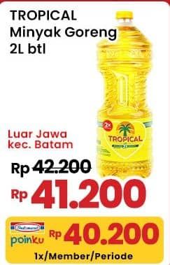 Promo Harga Tropical Minyak Goreng 2000 ml - Indomaret