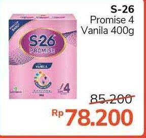 Promo Harga S26 Promise Susu Pertumbuhan Vanilla 400 gr - Alfamidi