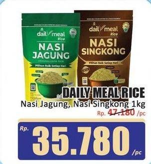Promo Harga Daily Meal Eats Beras Nasi Jagung, Nasi Singkong 1000 gr - Hari Hari