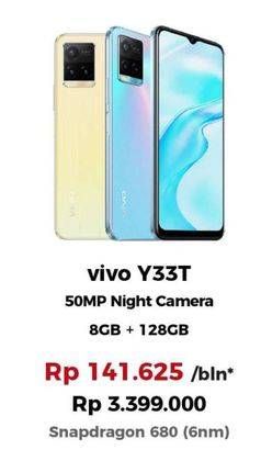 Promo Harga Vivo Y33T 8GB + 128GB  - Erafone