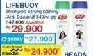 Promo Harga Lifebuoy Shampoo Strong Shiny, Anti Dandruff 340 ml - Indomaret