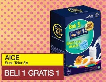 Promo Harga AICE Ice Cream Susu Telur per 5 pcs 65 ml - Yogya