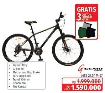 Promo Harga Genio MTB M571 26"  - Lotte Grosir