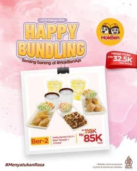 Promo Harga Happy Bundling Ber-2  - HokBen