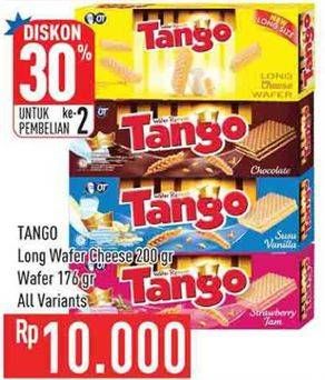 Promo Harga Tango Wafer Long Cheese/Wafer  - Hypermart